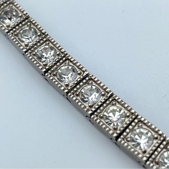 CENERE New York Swiss Quartz Rhinestone Art Deco Statement Watch NEW BATTERY main image 7